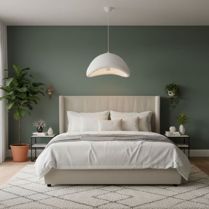 Brilagi - Lustr na lanku LUNA 1xE27/40W/230V pr. 52 cm bílá