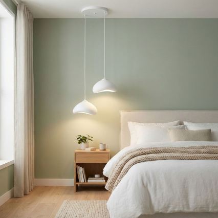 Brilagi - Lustr na lanku LUNA 2xE27/40W/230V pr. 45 cm bílá