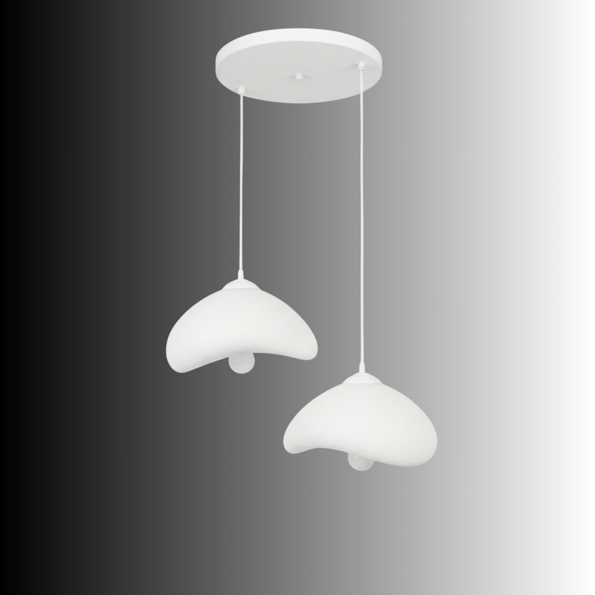 Brilagi - Lustr na lanku LUNA 2xE27/40W/230V pr. 45 cm bílá