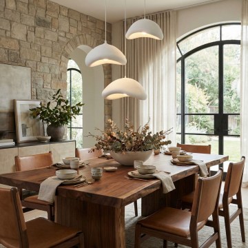 Brilagi - Lustr na lanku LUNA 3xE27/40W/230V pr. 82 cm bílá