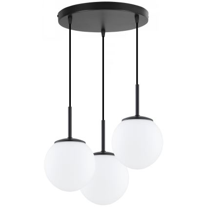 Brilagi - Lustr na lanku MILO 3xE27/60W/230V černá