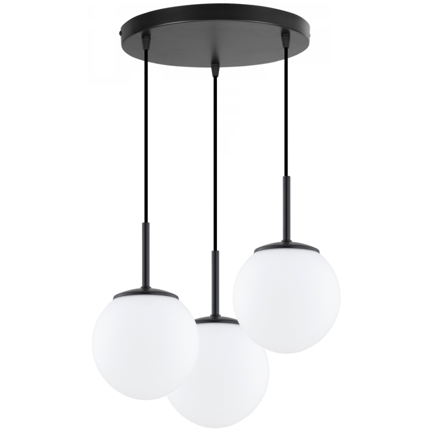 Brilagi - Lustr na lanku MILO 3xE27/60W/230V černá