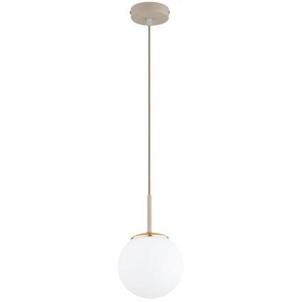 Brilagi - Lustr na lanku MILO ECRU 1xE27/60W/230V béžová/zlatá