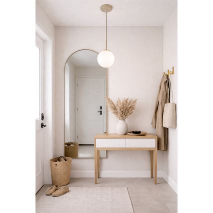 Brilagi - Lustr na lanku MILO ECRU 1xE27/60W/230V béžová/zlatá