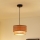 Brilagi - Lustr na lanku MONTANA BOHO 1xE27/15W/230V pr. 25 cm hnědá/černá