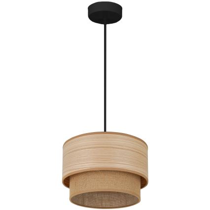 Brilagi - Lustr na lanku MONTANA BOHO 1xE27/15W/230V pr. 25 cm hnědá/černá
