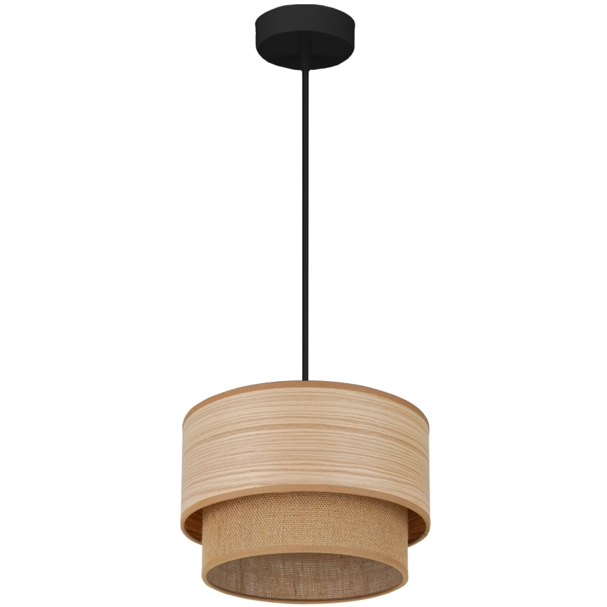 Brilagi - Lustr na lanku MONTANA BOHO 1xE27/15W/230V pr. 25 cm hnědá/černá