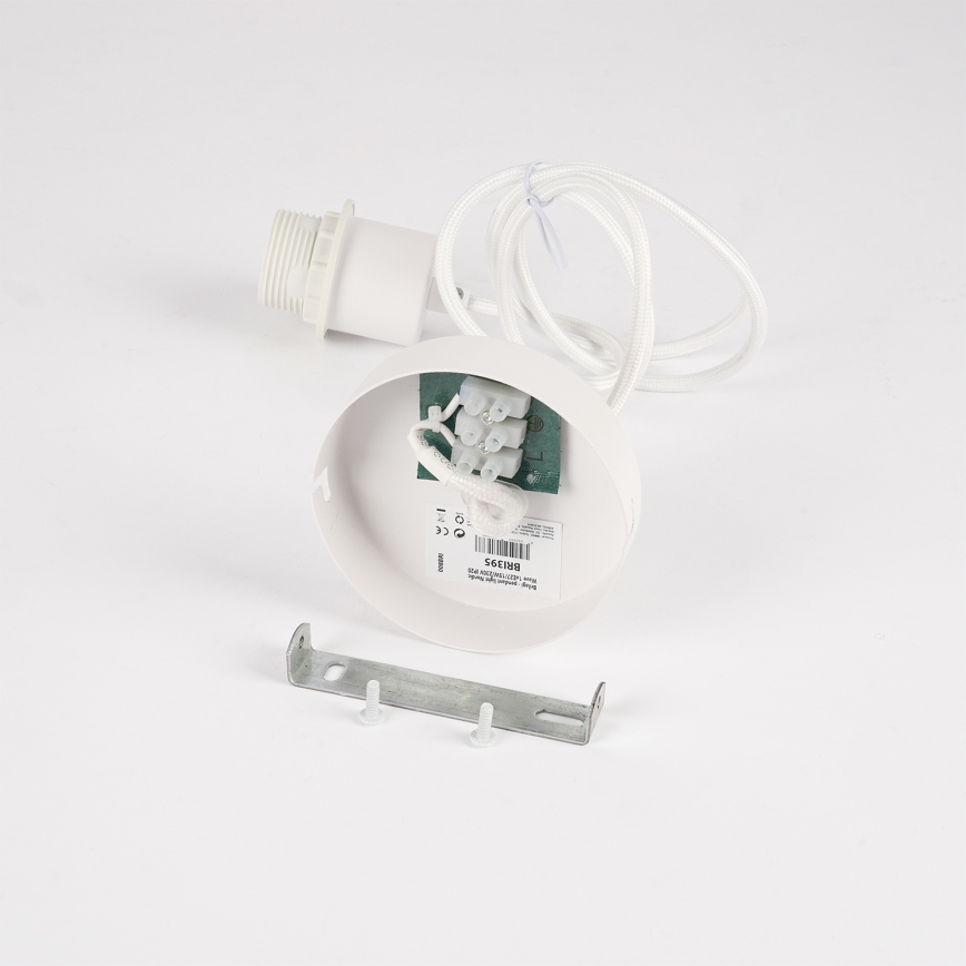 Brilagi - Lustr na lanku NORDIC WAVE 1xE27/15W/230V pr. 32 cm len/bílá