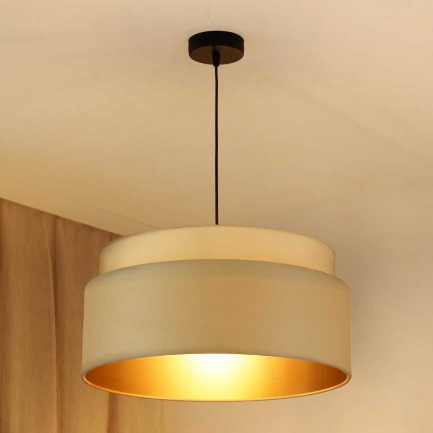 Brilagi - Lustr na lanku OREGON VEGE 1xE27/15W/230V pr. 45 cm béžová