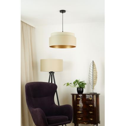 Brilagi - Lustr na lanku OREGON VEGE 1xE27/15W/230V pr. 45 cm béžová
