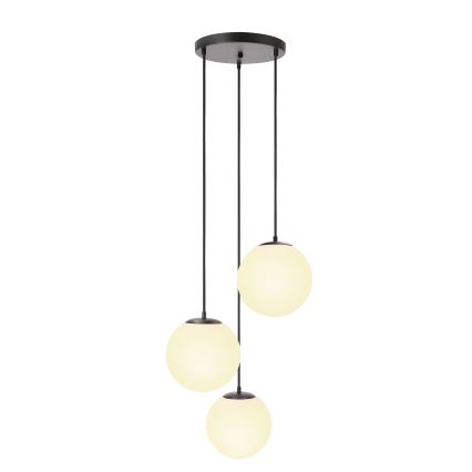 BRILAGI - Lustr na lanku POLOS 3xE27/40W/230V pr. 42 cm černá