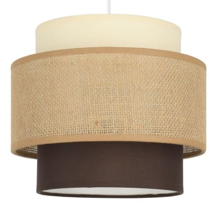 Brilagi - Lustr na lanku RESNA 2xE27/60W/230V pr. 30 cm béžová/černá