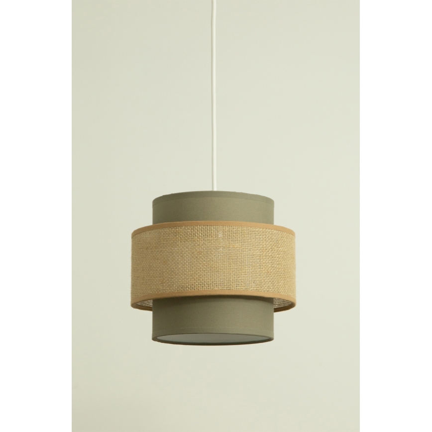 Brilagi - Lustr na lanku RESNA 2xE27/60W/230V pr. 30 cm hnědá/béžová