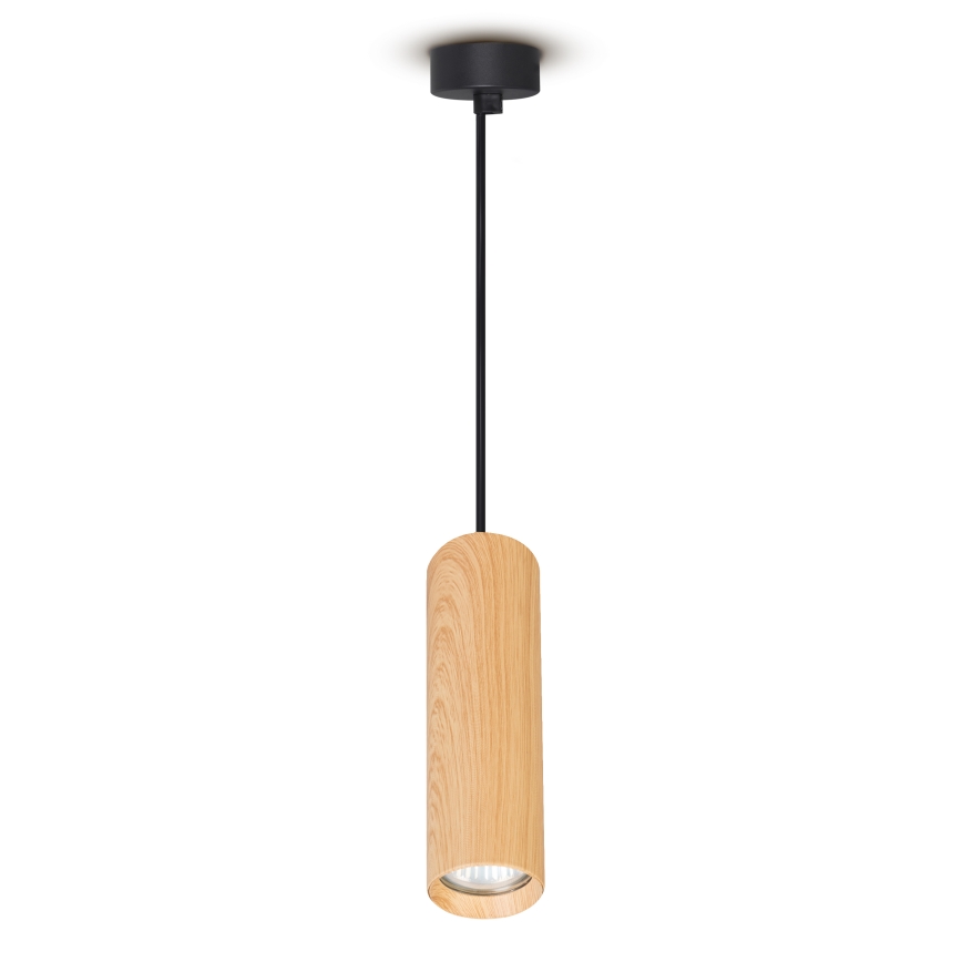 Brilagi - Lustr na lanku SELE 1xGU10/30W/230V černá/dekor dubu