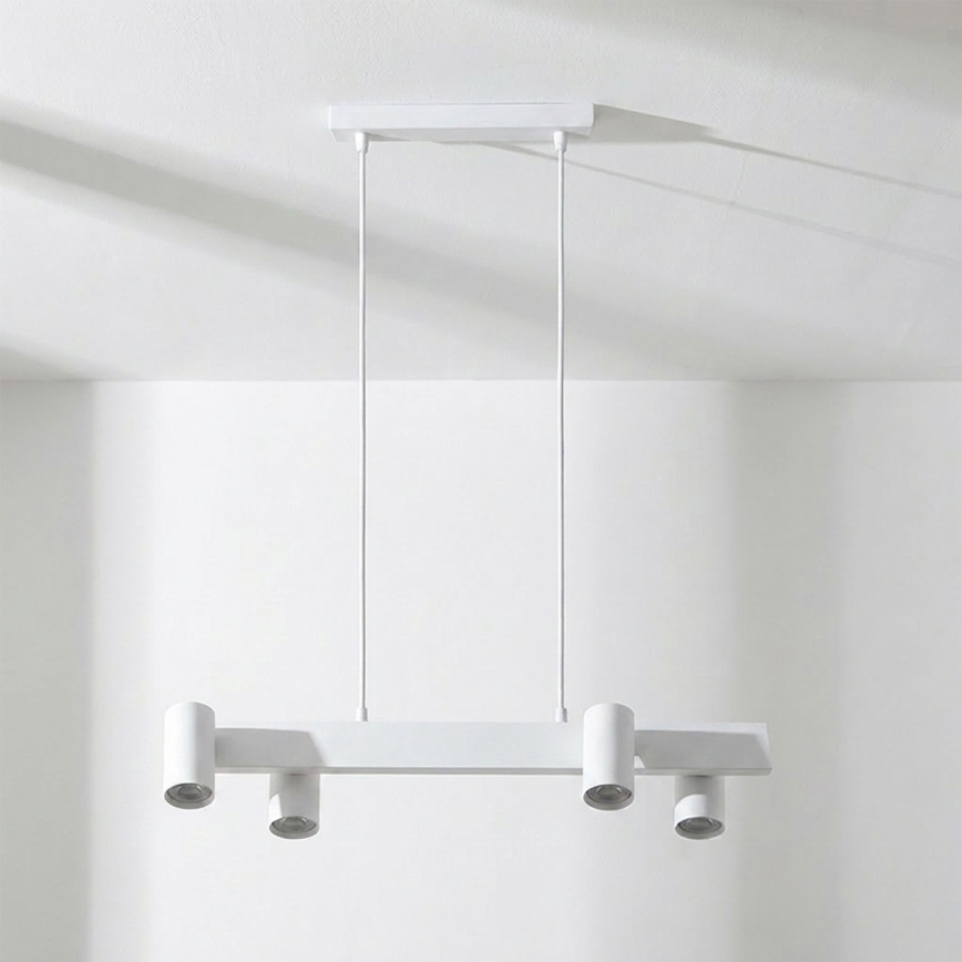 Brilagi - Lustr na lanku SELE 4xGU10/30W/230V bílá