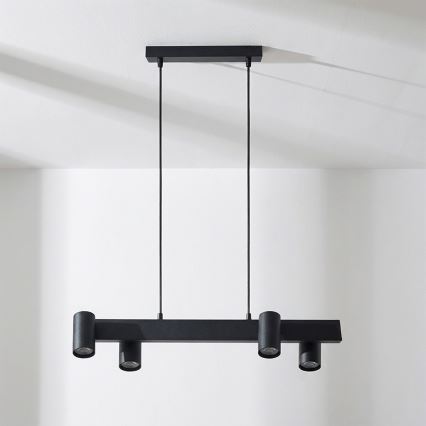 Brilagi - Lustr na lanku SELE 4xGU10/30W/230V černá