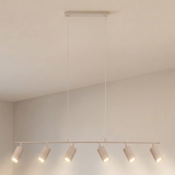Brilagi - Lustr na lanku SELE 6xGU10/30W/230V béžová