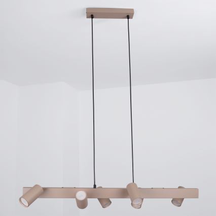 Brilagi - Lustr na lanku SELE 6xGU10/30W/230V béžová