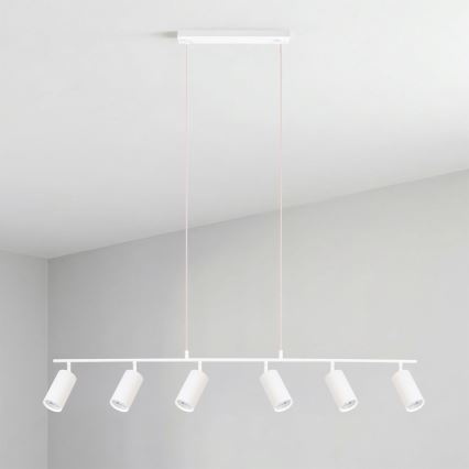 Brilagi - Lustr na lanku SELE 6xGU10/30W/230V bílá