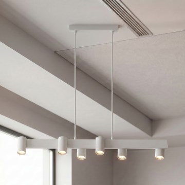 Brilagi - Lustr na lanku SELE 6xGU10/30W/230V bílá