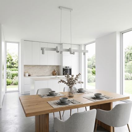 Brilagi - Lustr na lanku SELE 6xGU10/30W/230V bílá