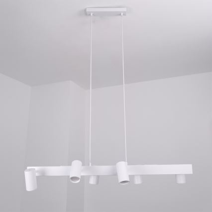Brilagi - Lustr na lanku SELE 6xGU10/30W/230V bílá