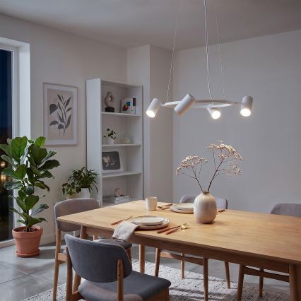BRILAGI - Lustr na lanku SELE 6xGU10/30W/230V bílá