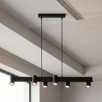 Brilagi - Lustr na lanku SELE 6xGU10/30W/230V černá