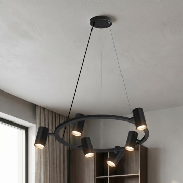 Brilagi - Lustr na lanku SELE 6xGU10/30W/230V černá