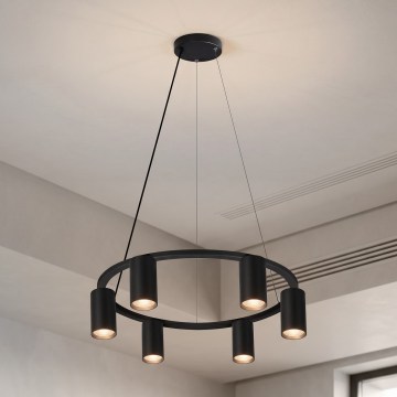 Brilagi - Lustr na lanku SELE 6xGU10/30W/230V černá