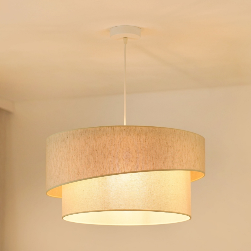 Brilagi - Lustr na lanku SHINE 1xE27/15W/230V pr. 50 cm krémová