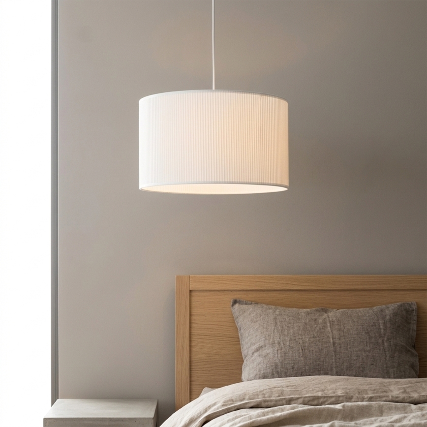 Brilagi - Lustr na lanku SIRIJA MODERN 1xE27/60W/230V pr. 35 cm bílá