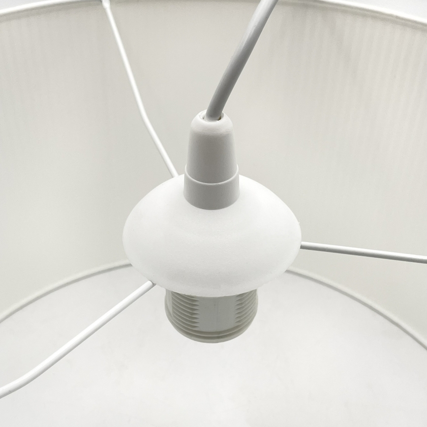 Brilagi - Lustr na lanku SIRIJA MODERN 1xE27/60W/230V pr. 35 cm bílá