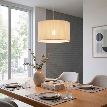 Brilagi -  Lustr na lanku SIRIJA MODERN 1xE27/60W/230V pr. 35 cm krémová