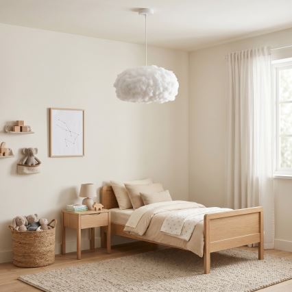 Brilagi - Lustr na lanku SOLEAIR 1xE27/60W/230V pr. 45 cm bílá