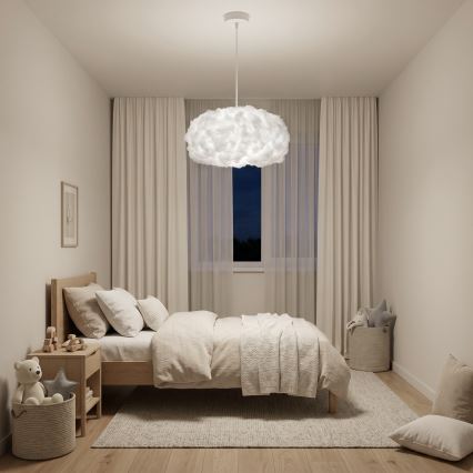 Brilagi - Lustr na lanku SOLEAIR 1xE27/60W/230V pr. 45 cm bílá