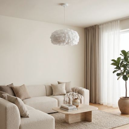 Brilagi - Lustr na lanku SOLEAIR 1xE27/60W/230V pr. 45 cm bílá