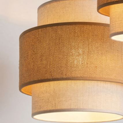 Brilagi - Lustr na lanku SPACE 3xE27/60W/230V pr. 40 cm béžová/krémová