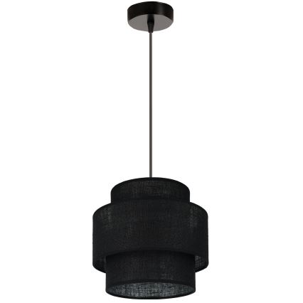 Brilagi - Lustr na lanku SPACE YUTE 1xE27/15W/230V pr. 25 cm černá