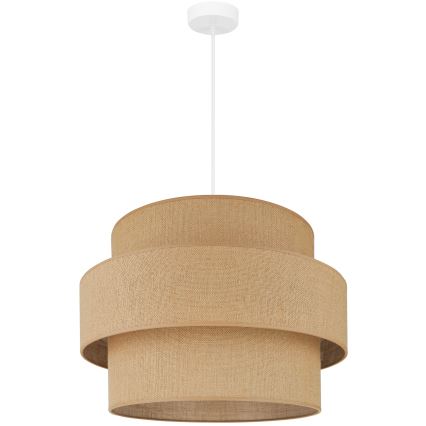 Brilagi - Lustr na lanku SPACE YUTE 1xE27/15W/230V pr. 50 cm béžová/bílá