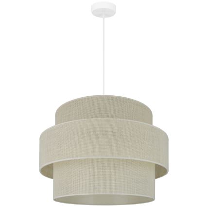 Brilagi - Lustr na lanku SPACE YUTE 1xE27/15W/230V pr. 50 cm krémová/bílá