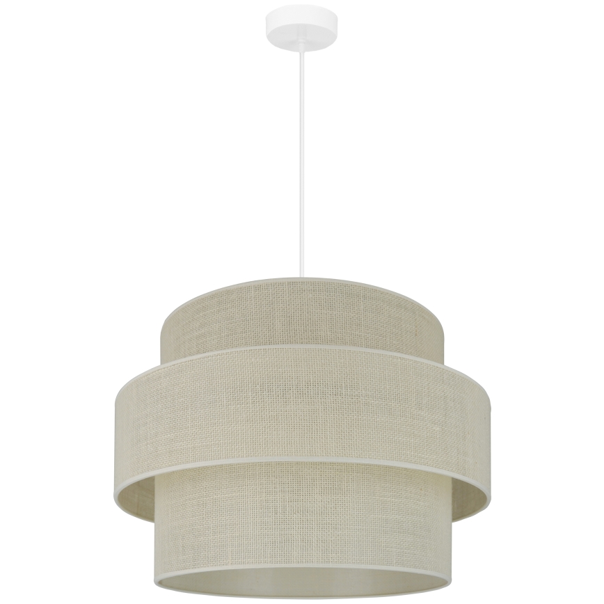 Brilagi - Lustr na lanku SPACE YUTE 1xE27/15W/230V pr. 50 cm krémová/bílá
