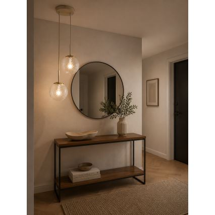 Brilagi - Lustr na lanku STELLA 2xE27/60W/230V béžová/zlatá