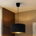 Brilagi - Lustr na lanku VELVET 1xE27/60W/230V pr. 40 cm černá/zlatá