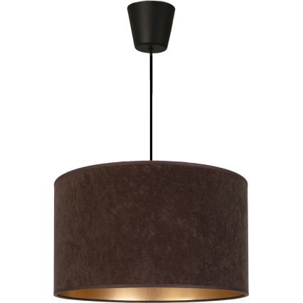 Brilagi - Lustr na lanku VELVET 1xE27/60W/230V pr. 40 cm hnědá/zlatá