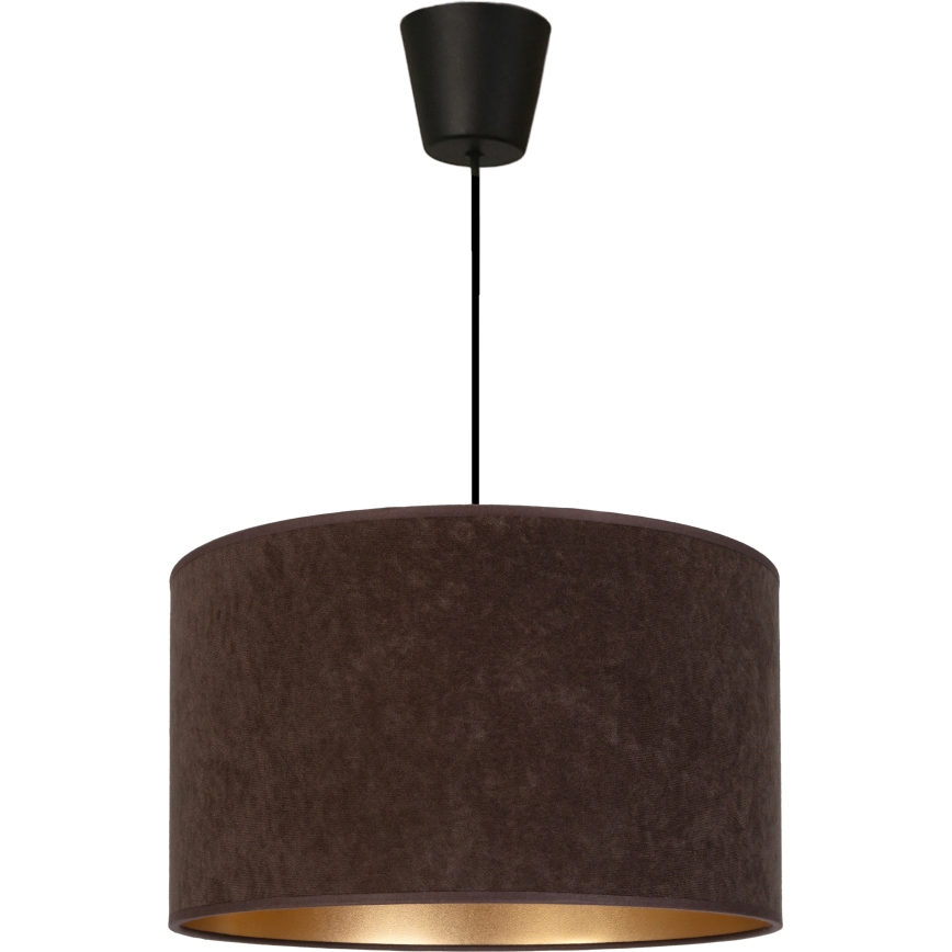 Brilagi - Lustr na lanku VELVET 1xE27/60W/230V pr. 40 cm hnědá/zlatá
