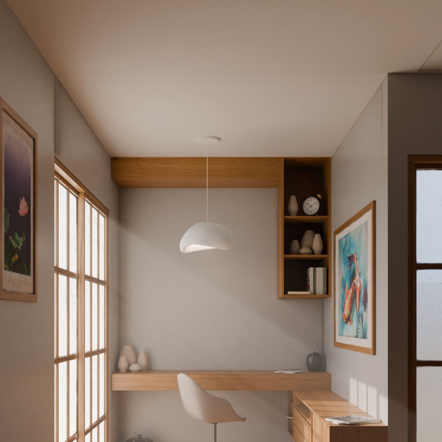 Brilagi - Lustr na lanku WABI SABI 1xE27/40W/230V bílá