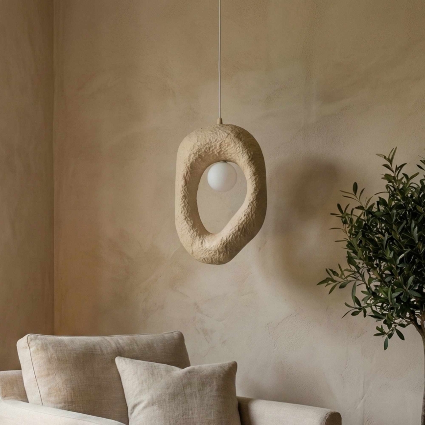 Brilagi - Lustr na lanku WABI SABI 1xE27/40W/230V krémová