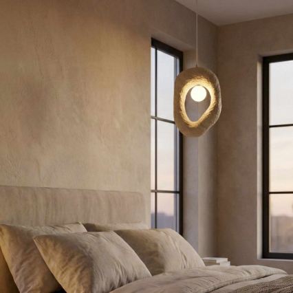 Brilagi - Lustr na lanku WABI SABI 1xE27/40W/230V krémová