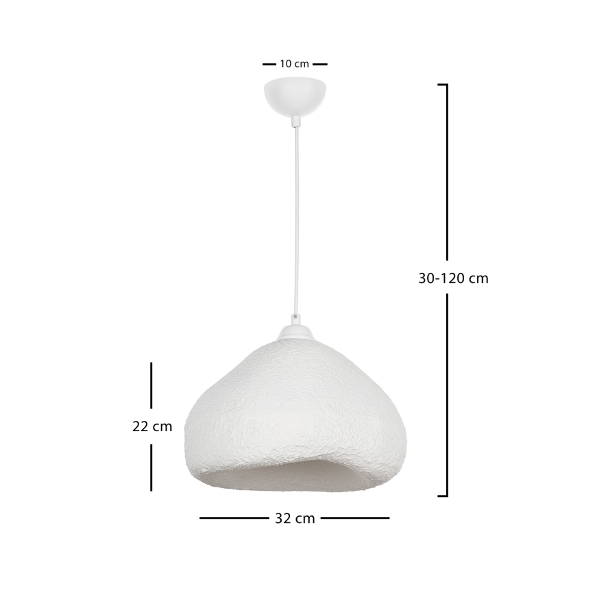 Brilagi - Lustr na lanku WABI SABI 1xE27/40W/230V pr. 32 cm bílá